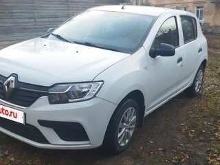 2018 Renault Sandero II Рестайлинг, белый, 730000 рублей, вид 1