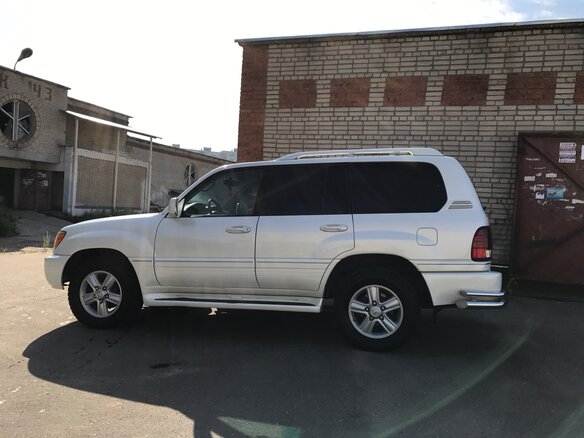 2004 Lexus LX 470 II Рестайлинг, белый