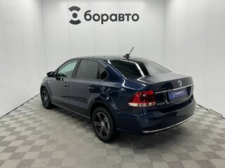 2017 Volkswagen Polo V Рестайлинг, синий, 1187000 рублей, вид 5