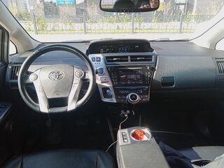 2014 Toyota Prius v (+) I Рестайлинг (ZVW40/41), серебристый, 1450000 рублей, вид 4
