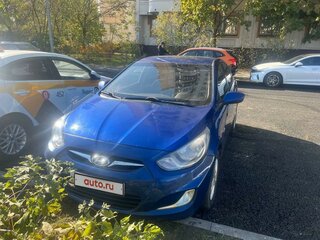 2011 Hyundai Solaris I, синий, 540000 рублей, вид 1