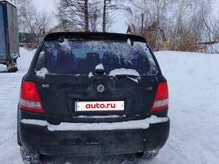 2002 Kia Sorento 4-speed I, чёрный, 590000 рублей, вид 5
