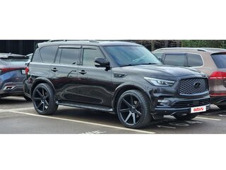 2018 Infiniti QX80 I Рестайлинг 2, чёрный, 6200000 рублей, вид 3