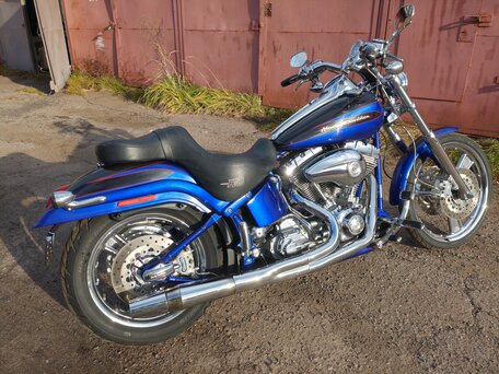 2004 Harley-Davidson CVO Limited, синий, 1199000 рублей, вид 3