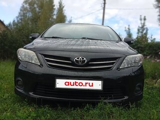 2010 Toyota Corolla X (E140, E150) Рестайлинг, чёрный, 1250000 рублей, вид 3