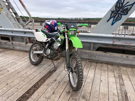 2003 Kawasaki KLX 250, зелёный, 250000 рублей, вид 1