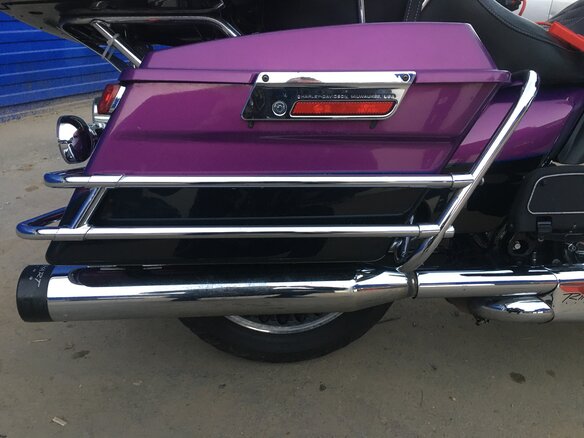 2011 Harley-Davidson Electra Glide, фиолетовый, 1199777 рублей - вид 22