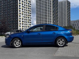 2006 Mazda 3 I (BK) Рестайлинг, синий, 430000 рублей, вид 4