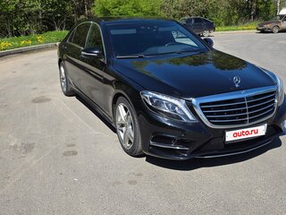 2016 Mercedes-Benz S-Класс 350 CDI BlueTEC Long 9G-TRONIC VI (W222, C217), чёрный, 2500000 рублей, вид 1