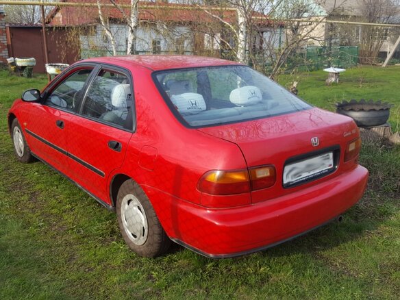 1994 Honda Civic V, красный - вид 3