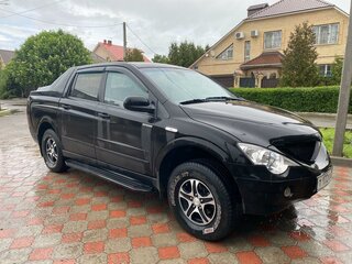 2008 SsangYong Actyon Sports I, чёрный, 620000 рублей, вид 2