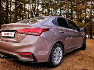 2018 Hyundai Solaris II, коричневый, 1600000 рублей, вид 4