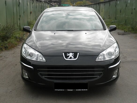 2006 Peugeot 407, чёрный - вид 2