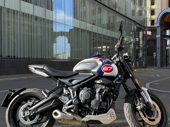 2024 Triumph Trident 660, белый, 950000 рублей - вид 6
