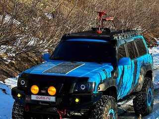 2007 Nissan Patrol V (Y61) Рестайлинг, синий, 7900000 рублей, вид 1