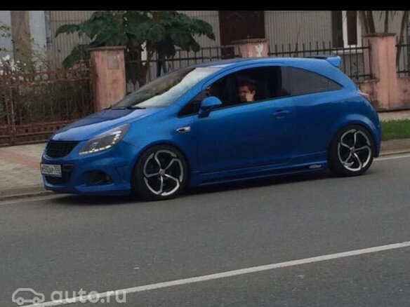 2008 Opel Corsa OPC D, синий