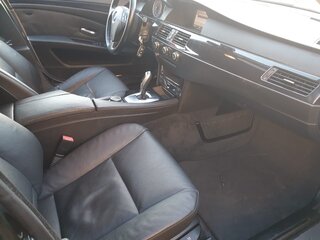 2007 BMW 5 серии 525i V (E60/E61) Рестайлинг, чёрный, 1200000 рублей, вид 5