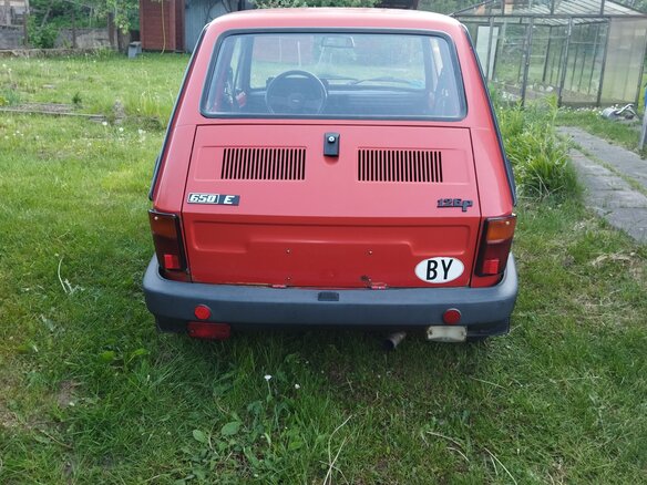 1993 Fiat 126 I, красный, 400000 рублей - вид 3