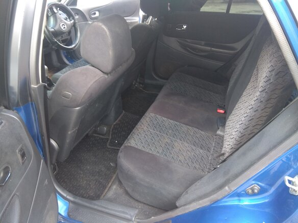 2000 Mazda Familia S-Wagon VIII (BJ), синий - вид 3