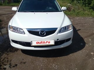 2006 Mazda 6 I (GG) Рестайлинг, белый, 400000 рублей, вид 2