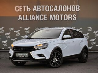 2018 Lada (ВАЗ) Vesta SW Cross I, белый, 915000 рублей, вид 3