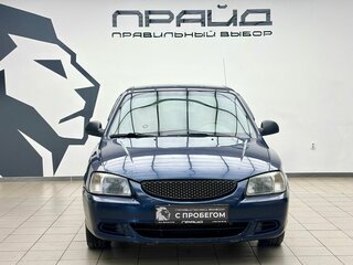 2008 Hyundai Accent ТагАЗ II, синий, 499000 рублей, вид 2