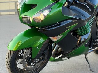 2007 Kawasaki ZZR 1400, зелёный, 615000 рублей, вид 3