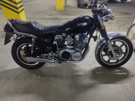 1980 Yamaha XS750, чёрный, 400000 рублей, вид 3