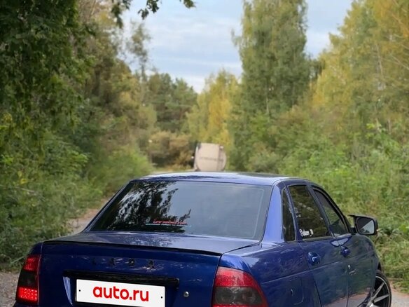 2008 Lada (ВАЗ) Priora I, синий - вид 3