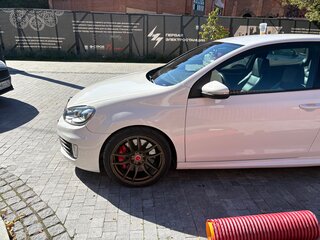 2009 Volkswagen Golf GTI VI, белый, 1375000 рублей, вид 3