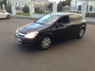 2008 Opel Astra H Рестайлинг, чёрный, 366666 рублей, вид 1