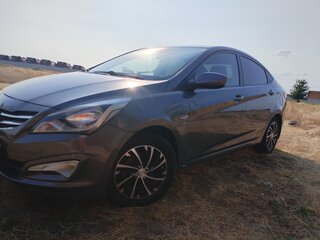 2016 Hyundai Solaris I Рестайлинг, серый, 980000 рублей, вид 1