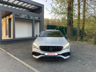2017 Mercedes-Benz CLA AMG 45 AMG I (C117, X117) Рестайлинг, серебристый, 2650000 рублей, вид 2