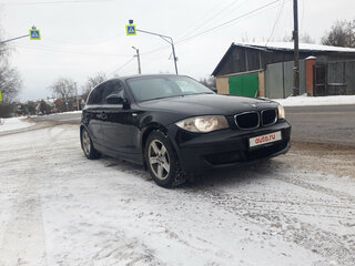 2008 BMW 1 серии 116i I (E81/E82/E87/E88) Рестайлинг, чёрный, 790000 рублей, вид 4