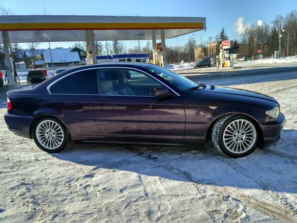 2003 BMW 3 серии 330i IV (E46) Рестайлинг, фиолетовый - вид 3