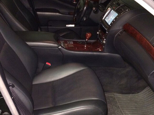 2008 Lexus LS 600h L IV Рестайлинг, чёрный - вид 4