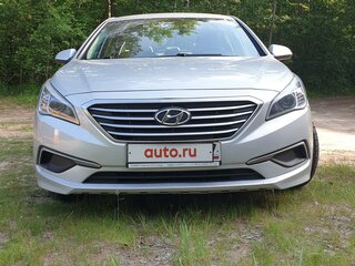 2016 Hyundai Sonata VII (LF), серебристый, 1700000 рублей, вид 1