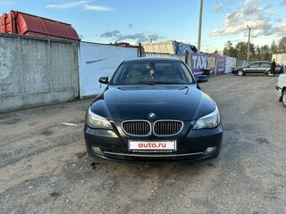 2007 BMW 5 серии 525d V (E60/E61) Рестайлинг, чёрный, 1300000 рублей, вид 2