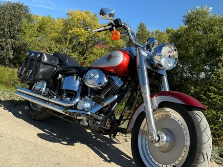 2000 Harley-Davidson Fat Boy, красный, 1000000 рублей, вид 1