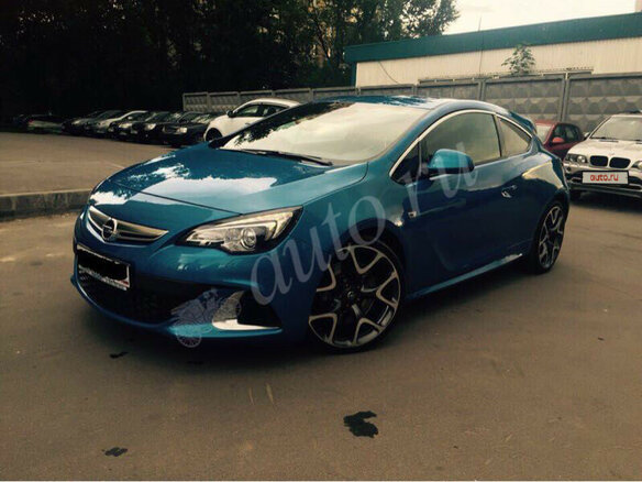 2012 Opel Astra OPC J, голубой - вид 1