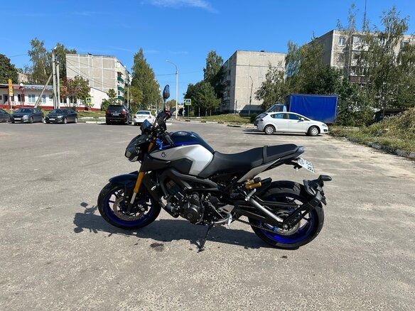 2021 Yamaha MT-09 (FZ-09), синий, 1150000 рублей - вид 1