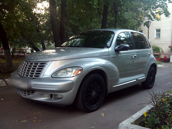 2002 Chrysler PT Cruiser, серебристый