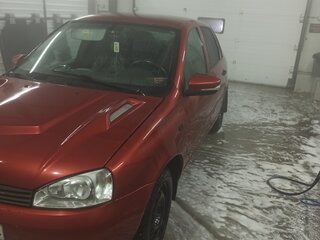 2007 Lada (ВАЗ) Kalina I, красный, 230000 рублей, вид 1