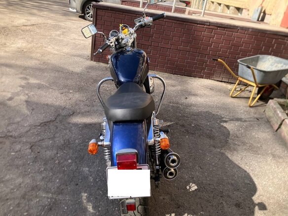 1995 Honda VRX 400, синий, 330000 рублей - вид 11