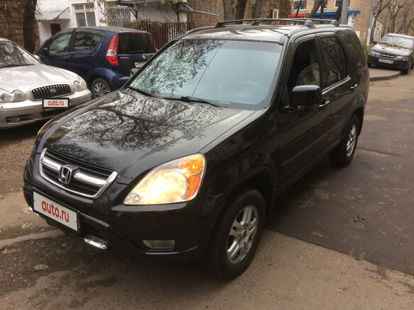 2005 Honda CR-V II Рестайлинг, чёрный - вид 2