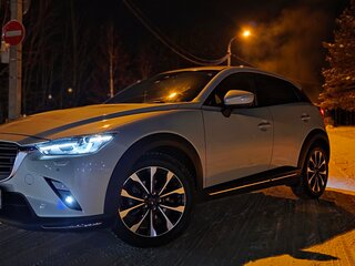 2018 Mazda CX-3 I Рестайлинг, серебристый, 1350000 рублей, вид 4