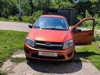 2015 Lada (ВАЗ) Granta I, оранжевый, 470000 рублей, вид 1