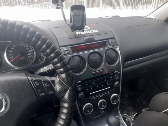 2007 Mazda 6 I (GG) Рестайлинг, чёрный, 850000 рублей - вид 10