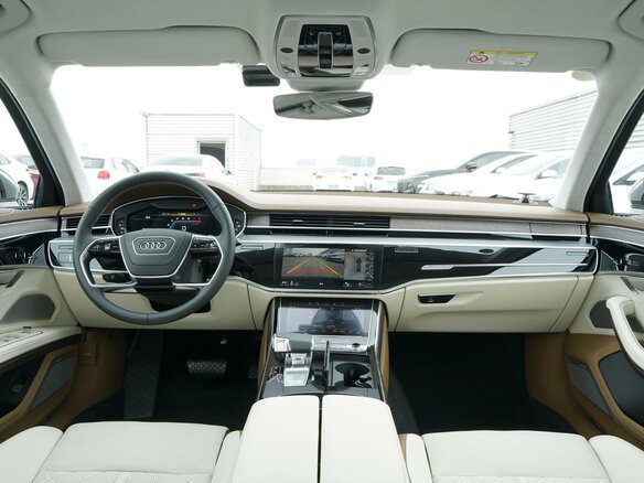 2023 Audi A8 Long 55 TFSI IV (D5) Рестайлинг, серебристый - вид 21