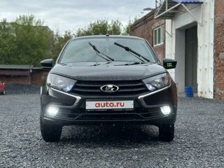 2020 Lada (ВАЗ) Granta I Рестайлинг, чёрный, 740000 рублей, вид 3